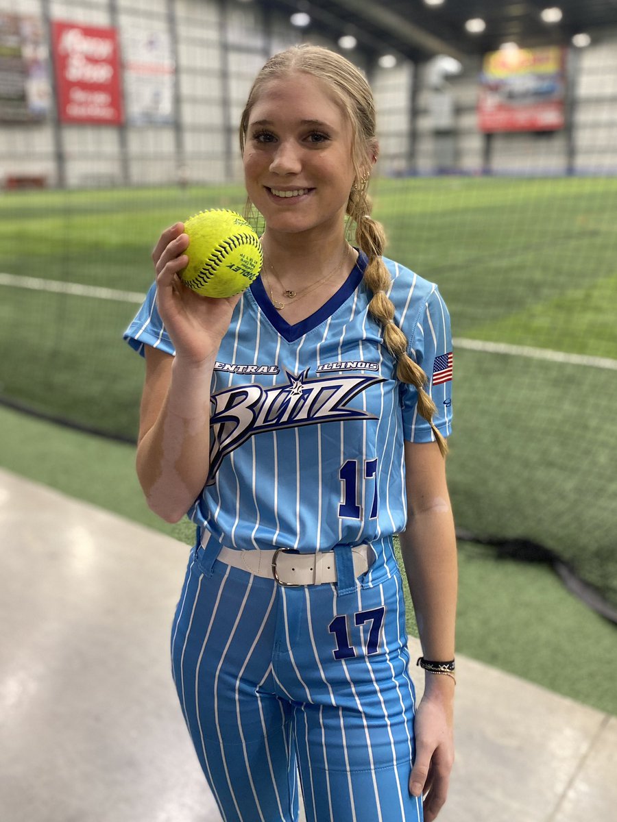 Our Central Illinois Blitz ladies secured the one seed in our pool tonight as <a href="/BrookeSumner17/">Brooke Sumner</a> (2025) threw a 4-0 no-hitter shutout against the Quad City Hitmen!
