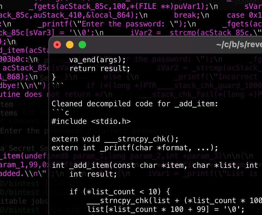 Reverse engineering mode coming soon 👁️‍🗨️