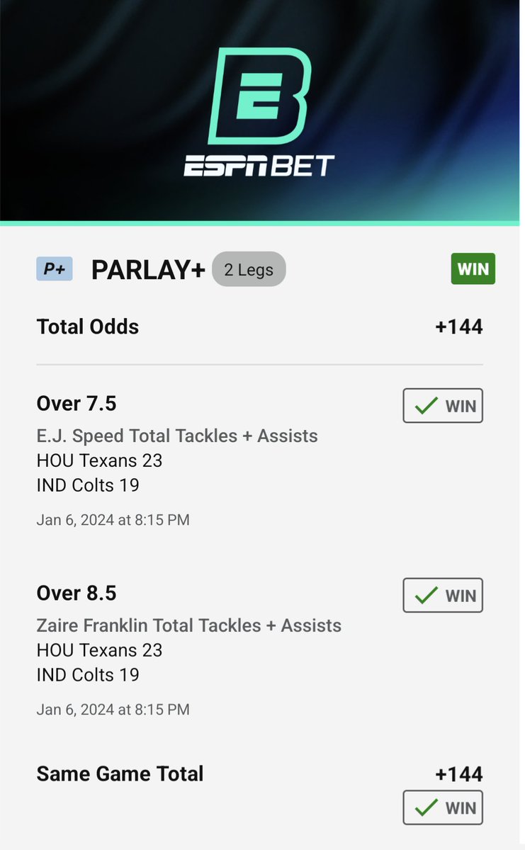 IDP_Baumer's tweet photo. ๐ฐ๐ฐ CASH THE PARLAY AND THE STRAIGHT! ๐ฐ๐ฐ
Zaire needed 2 on the final Houston drive, and got'em!
#GamblingTwitter
#IDProps
@propsdotcash https://t.co/3MPjvWyYFW