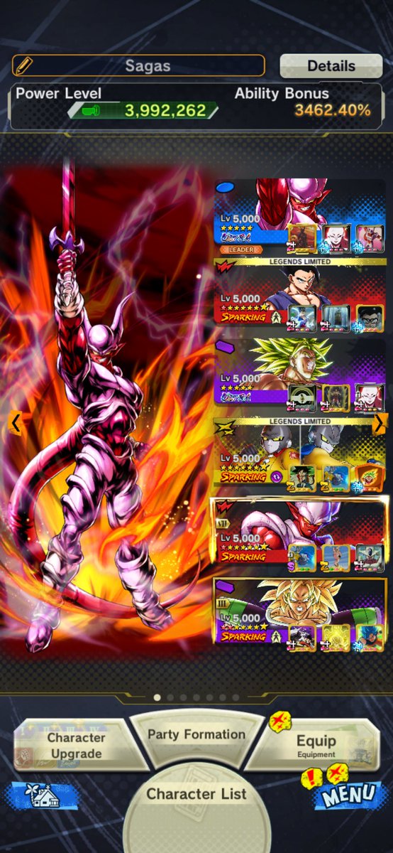 RileyHawkinsT's tweet photo. @DB_Legends Just so yall know. Vegito and Gohan are much better than having Goku UL 😆🤘💩 these are the best two teams facts. https://t.co/YJNGl7pPKY