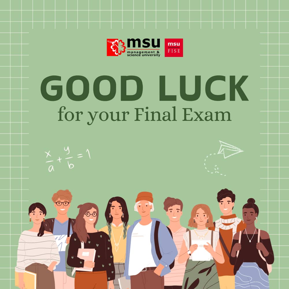 msumalaysiaFISE's tweet image. May your hard work and dedication shine brightly in your final exam tomorrow. Best of luck, you&apos;ve got this !
#msumalaysia
#msumalaysiafise 
#finalexam