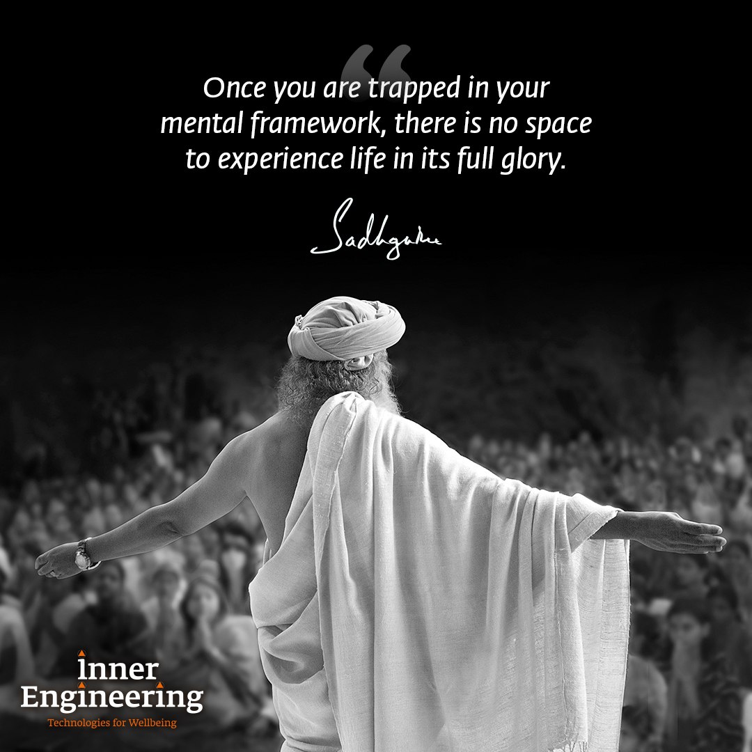 dyuthi_s's tweet photo. How to realise we are trapped in our mental framework? 
By taking up Inner Engineering ☺️
#SadhguruInAustralia
https://t.co/6Yp5zPxLQE https://t.co/zmjsfvQ9lc