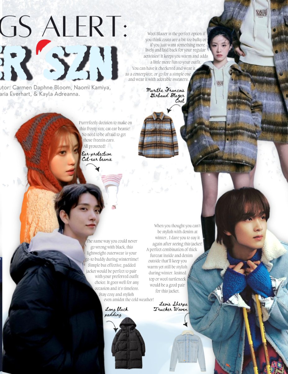 kanngthyun's tweet image. Fashion Team Alert!:

Embrace the season with a symphony of textures and layers! From plush knits to timeless coats, our winter essentials are all about staying warm without sacrificing style. ❄️📷✨#WinterWardrobe #CozyChic #ColdWeatherStyle