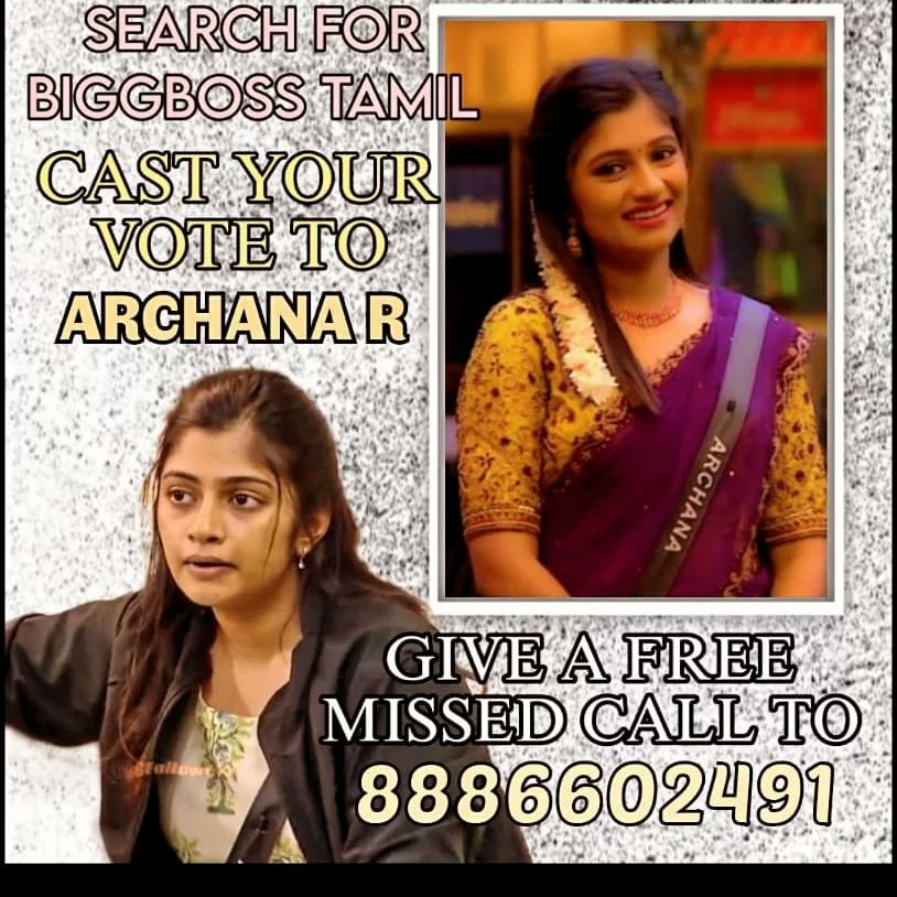 bbs7tamil's tweet photo. #VijayTelevision
Peoples Favourite #VJArchana 

#BB7QueenArchana #BB7TitleWinnerArchana 

https://t.co/KyQ1FexaV5