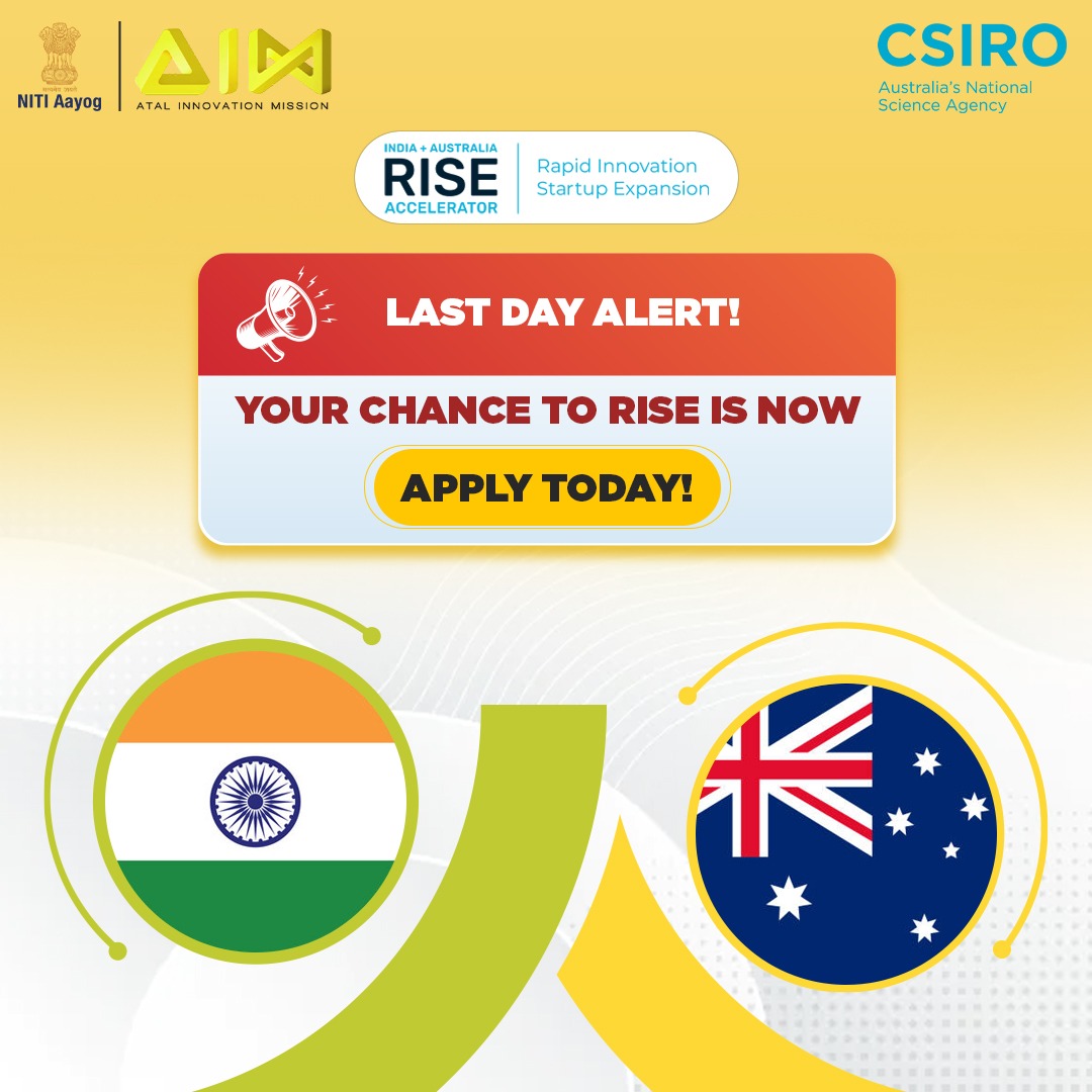 Final Call for Aspiring Innovators! 🚀 

Don't miss the opportunity to expand your startup with the RISE Accelerator programme. 

Today is the last day to apply – riseaccelerator.org don't let this chance pass you by! 🌟 

#RISE #ApplyToday