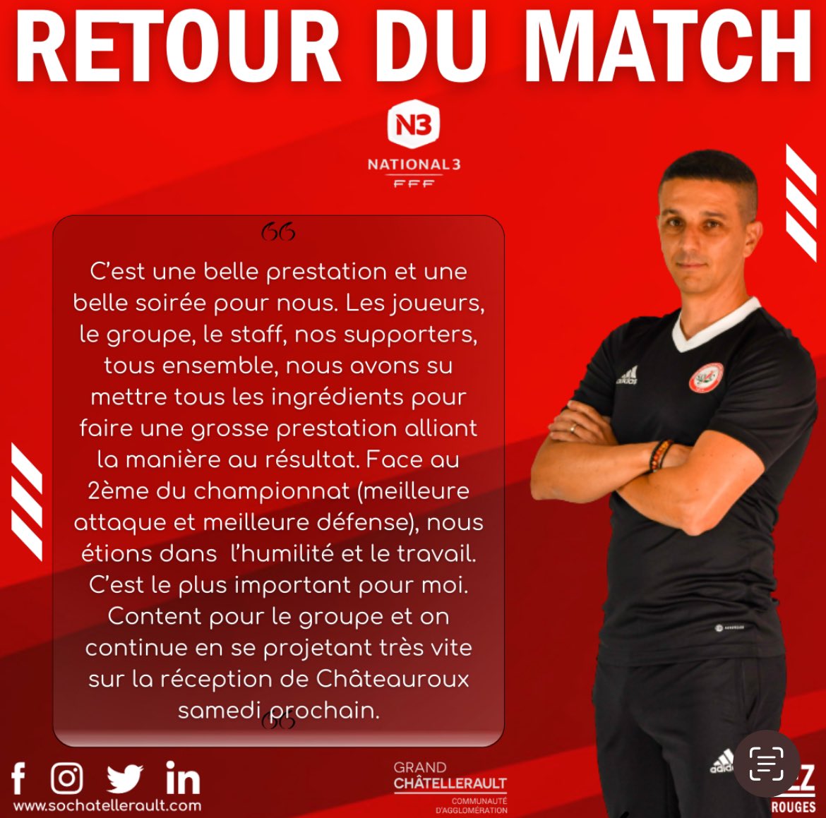 S.O. Châtellerault 🔴⚪ tweet media