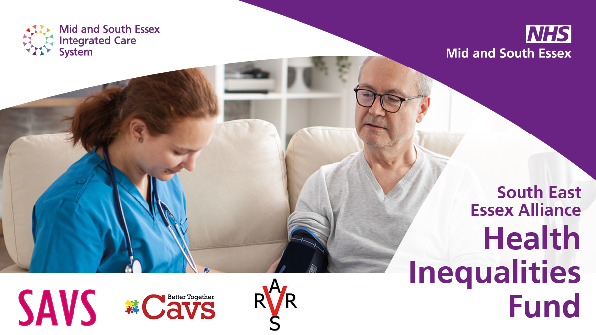 South East Essex Alliance Health Inequalities Fund opens to innovative and collaborative projects.

Funding from £10,000 to £150,000 is available to projects mitigating health inequalities and addressing preventable variations in healthcare outcomes: brnw.ch/21wFRUN
