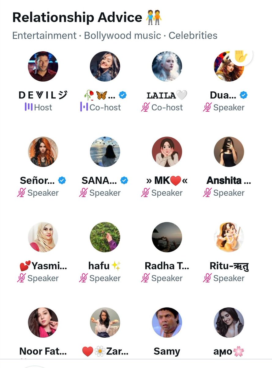 Zarmeenkhan221's tweet photo. Enjoy Beautiful Time With Perfect People's ❤️❤️

In My Favourite Space
@backtothegameee

♥️DEVIL♥️

#BestPerson
#BestHumanBeing
#Devil 

Come Join us 🌼
&amp;
Take Relationship Advice😋
From
♥️"King Of Hearts"♥️

#UnlimitedFunMastiWithFriends https://t.co/lSyvUjhbOf
