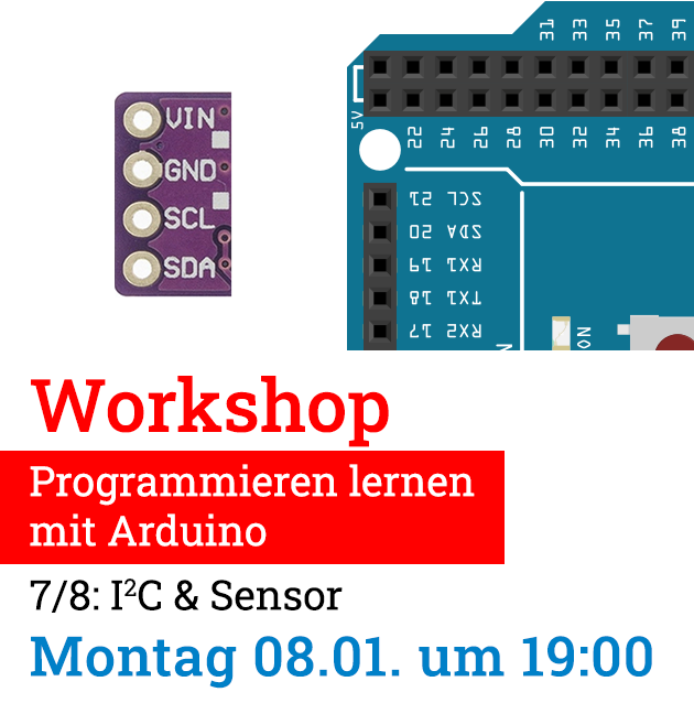 🚀 Morgen ist der nächste #Arduino #Workshop im #ztl. 🚀 Dieses Mal geht es um I2C Kommunikation und Sensoren. Oder anders gesagt, die Arduinos lernen miteinander zu reden. #makerspace #landau #landauinderpfalz #machenistwiewollennurkrasser #microcontroller #ztlspace