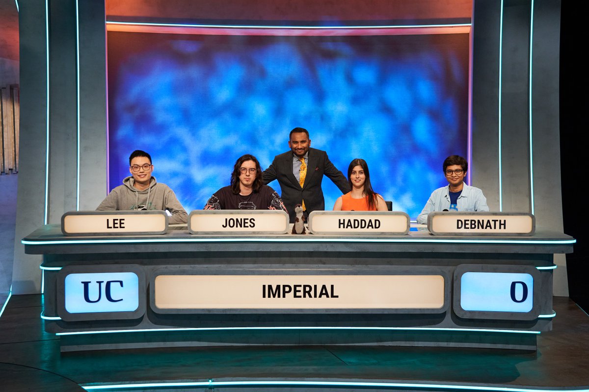 imperialcollege's tweet image. New year, same academic weapons 💪
Cheer on #OurImperial University Challenge team as they go up against Lincoln College, Oxford (@LincolnAlumni) 🙌
📅 Monday 8 Jan
🕰️ 8.30pm
📺 @BBCTwo
#UniversityChallenge