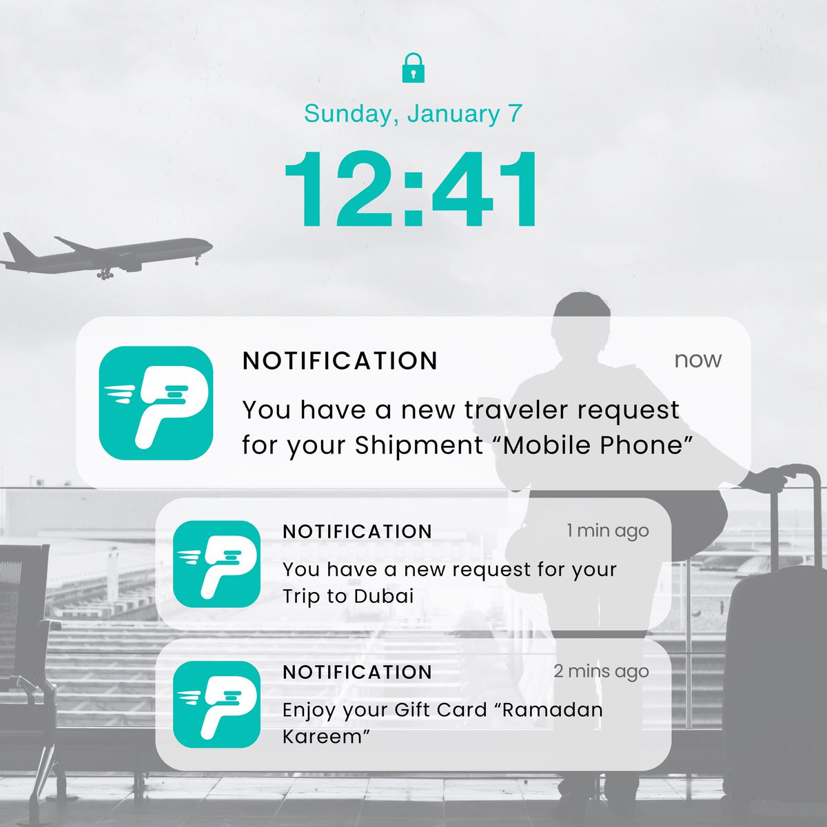 PaquikApp's tweet photo. Get notified step by step! 📬 Receive real-time updates and notifications.
Get the App Now 🤩👉🏻 https://t.co/2U40JI20h1
#mobileapp #travel #vacation #holiday #CrowdShipping #ShippingCommunity
#PeerToPeerShipping #SharedEconomy #SharedDelivery #uae #dubai #paquik https://t.co/nV9fWaLp4L