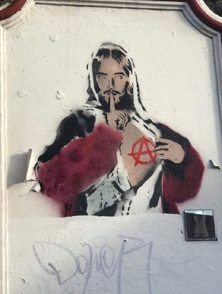 Narcissou1's tweet image. #blasphème du jour #anarchy