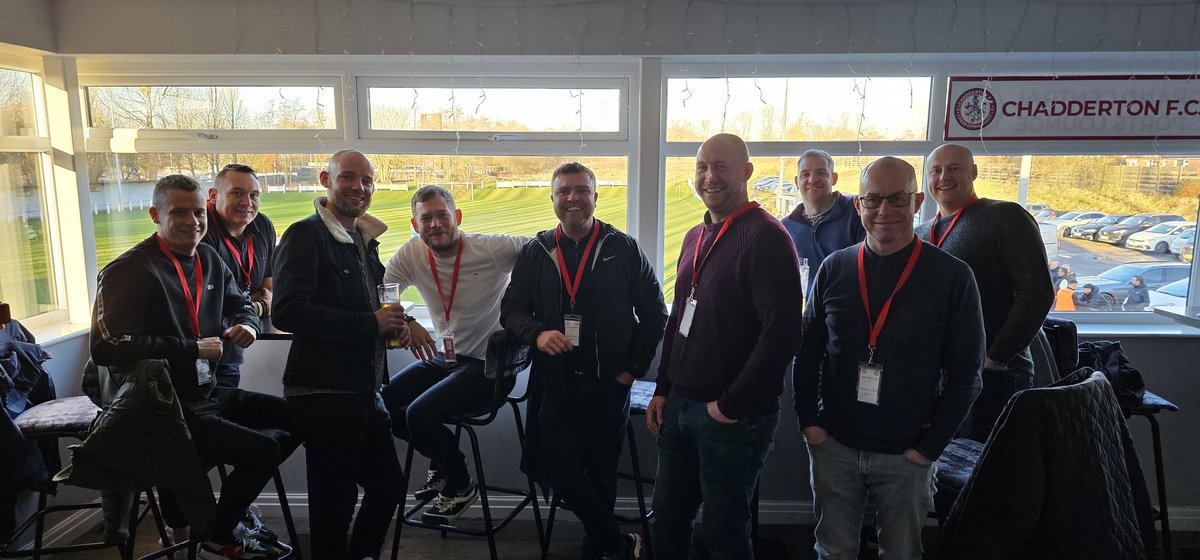 MEdwardsMusic's tweet photo. A huge thanks to @ChaddertonFC for donating an auction prize for @OTWFriends #TimelessBall, helping raise funds for the young people of @OTWOldham.
A great time was had by the winning bidders at yesterday's match.
I'd highly recommend going &amp; supporting the club.
@DSHarris_94 https://t.co/adVv2FQqlN