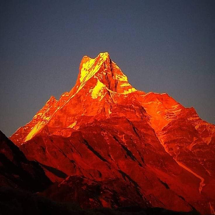 bklamsal's tweet image. Greeting from #Fishtail #Himalayas #Nepal!🙏