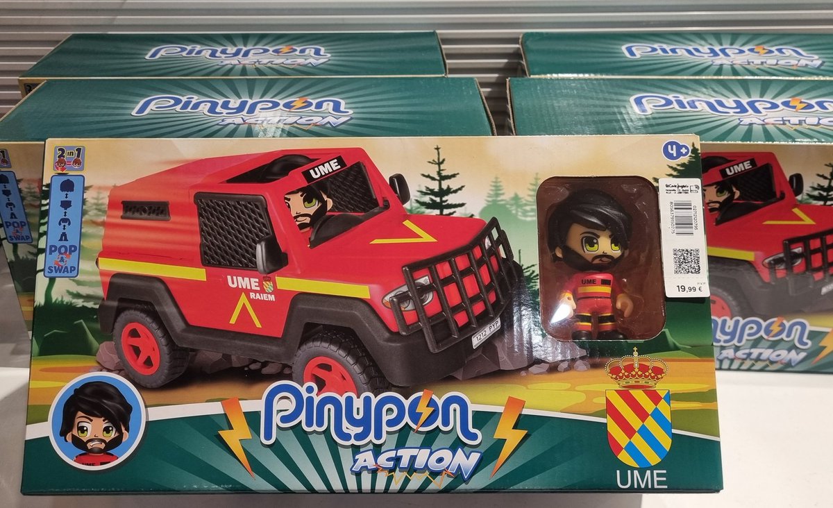 ¿Para qué tanto Ranger, Marine o Seal, cuando tenemos nuestros propios héroes locales? 
Me encanta la idea de Pinypon de poner en valor lo nuestro y lo bien que les ha salido

#UME #FAS #FCSE #ReyesMagos2024
#ReyesMagos #Reyes