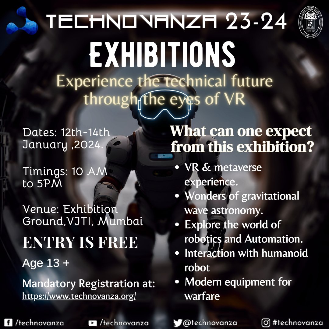 Technovanza, VJTI tweet media