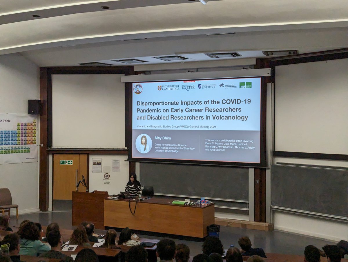 Starting off the year with <a href="/vmsg2024/">VMSG2024</a> in Bristol presenting our newly published study on the pandemic’s impact on volcanology researchers. 

It was my pleasure to work with this amazing team, and I had great fun visualising the data!

Check our full paper🌋frontiersin.org/articles/10.33…