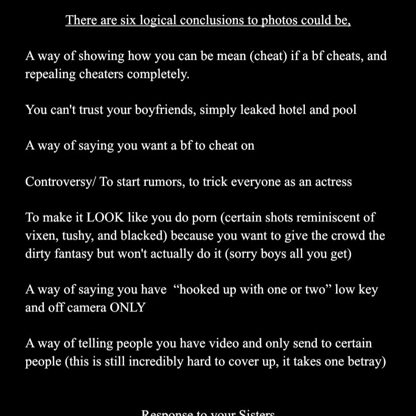 ScottQuainX's tweet photo. @SommerRay Why hints don't work, there are six ways to interpret them. For example these three non-instagrams all of which can be easily found from the complete background search. Just know I want a real girl, I don't want to see. 🫣 https://t.co/6l2AY2tG8K
