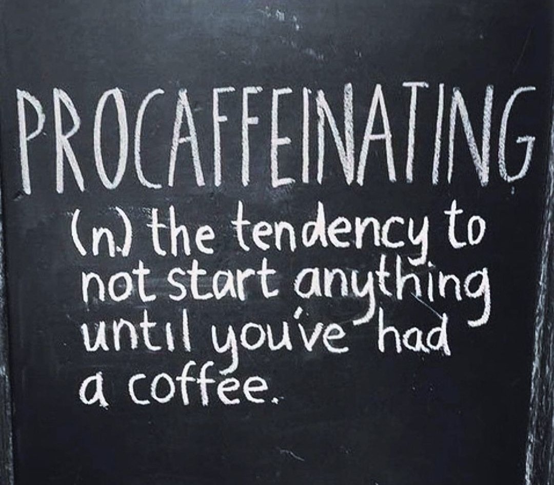 Hoff_Coffi's tweet photo. Thinking about heading back to work tomorrow.
I will be embracing the art of delaying tasks for an extra coffee. Who else is a proud procaffinator? #CoffeeLover #Procaffinating #Priorities https://t.co/eEkLCd6DHm