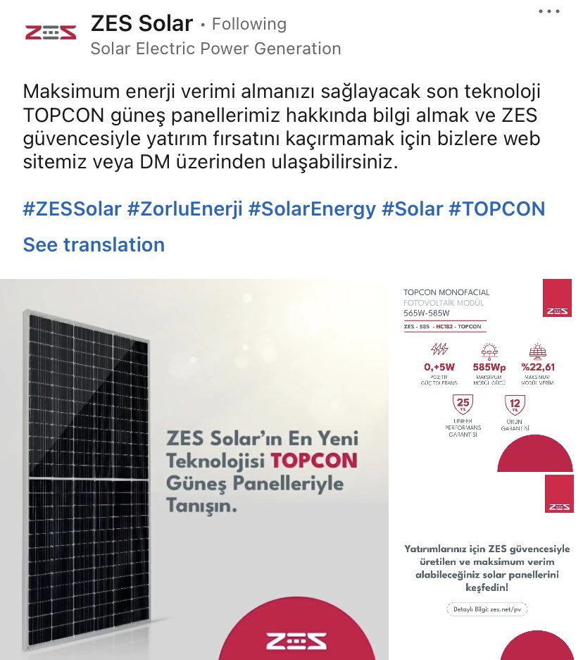 alioglukaan's tweet photo. #zes #zessolar #alfas
Yakın zamanda üretim başlar.
Muhtemelen mevcutta 290MW yıllık üretim kapasitesine sahip kuzey(eski) fabrikada revizyona gidilecektir.
Bakalım revizyonla birlikte kapasite artışı olacak mı? https://t.co/kgmsTvsGIG