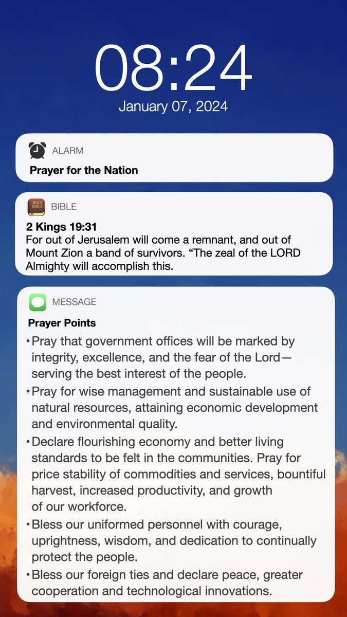 Declare the fresh zeal of the LORD to rest upon us as a nation as we intercede. 

#BlessThePhilippines