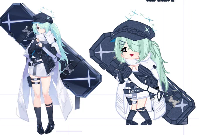 遂に完成しましたー!!ヒヨリちゃんですこれでアリウス・スクワッド全員揃いました!! 