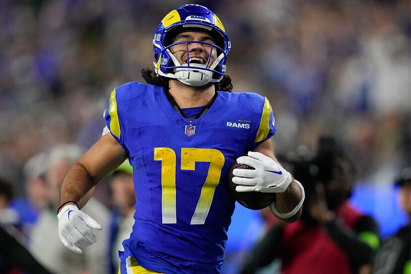 JKBOGEN's tweet photo. #Rams WR Puka Nacua would join this list of Rookie of the Year snubs dating back to 1960 if CJ Stroud wins it over him. All of these are non QBs who had 1,400+ total yards and didn't win:

RB Ezekiel Elliott 1,994
RB Doug Martin 1,926
RB Kareem Hunt 1,782
RB Curt Warner 1,774
RB Matt Fore 1,715
RB Alfred Morris 1,690
RB Najee Harris 1,667
RB Jamal Lewis 1,660
RB Steve Slaton 1,659
RB Fred Taylor 1,644
RB Jordan Howard 1,611
RB LaDainian Tomlinson 1,603
RB Joe Cribbs 1,600
WR Puka Nacua 1,534*
RB OJ Simpson 1,449
RB Chris Johnson 1,488
RB Terrell Davis 1,484
WR Bill Groman 1,473 
RB Jonathan Taylor 1,468
RB Robert Edwards 1,446
FB Cookie Gilchrist 1,415
RB James Robinson 1,414
RB Joseph Addai 1,406
WR Justin Jefferson 1,402
FB Kevin Mack 1,401