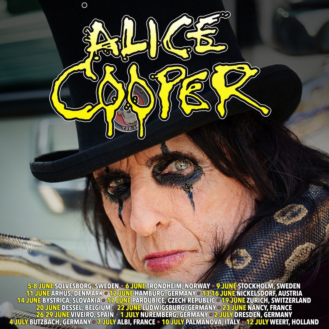 It's going to be a great year... where will we be seeing you? Tick tick. Let the countdown begin.

🎟️: AliceCooper.com/tour
📸: @66RobFenn