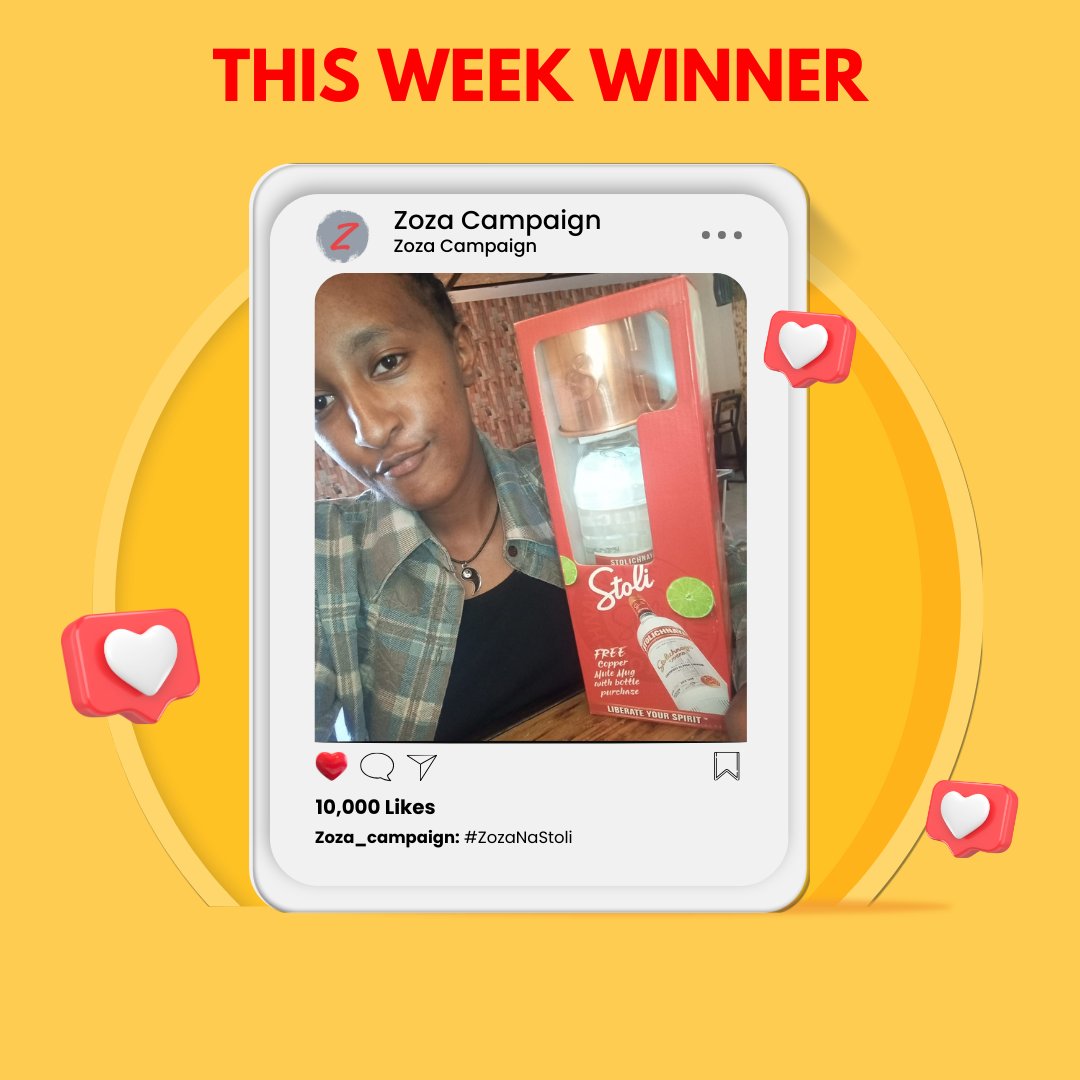 zoza_campaign's tweet image. 🎉🏆 Congratulations to our Saturday Star! 🌟

🚀 Your dedication to logging in and sharing the Stoli vodka joy has paid off. Enjoy your well-deserved rewards and celebrate your triumph! 🎁 Cheers to you! 🥂 #ZozaNaStoli #SaturdayWinner #VodkaTriumph