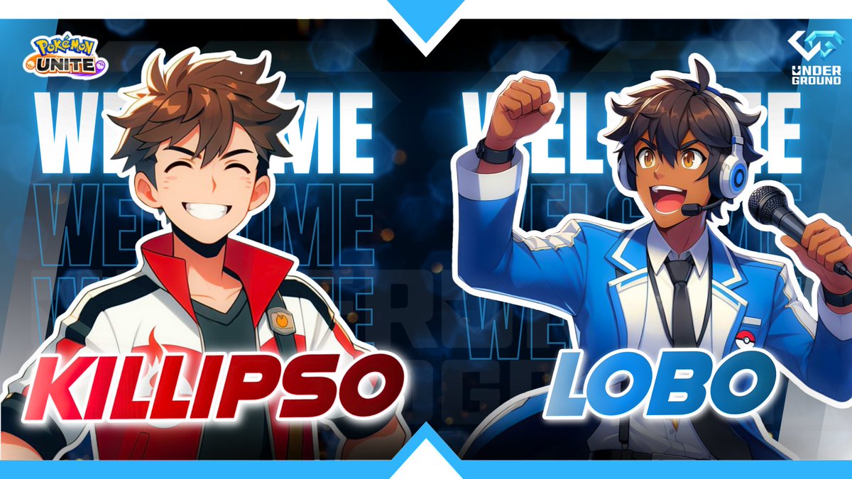 [#UGANNOUNCEMENT]

🔵Moving forward with our Underground Events its a pleasure to Introduce <a href="/xKillipso/">Killipso</a> &amp; <a href="/Lobo_Life/">Lobo - 🇬🇧 Post LAN blues</a> as UG's Pokémon Unite Event Coordinators.

⚪️The Pokémon Unite Community can expect great things from these two individuals as I know they have some quality things