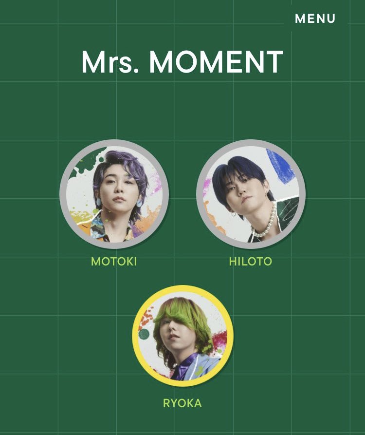 Mrs. MOMENT 更新🆕】 ⁡ 藤澤涼架が「Mrs. MOMENT」を更新しました
