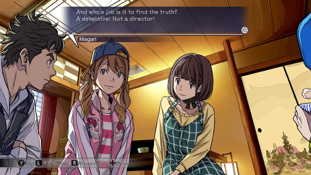 JustGreenOne's tweet photo. So far this mystery visual novel has been very lite on logic puzzle / point & click elements when compared to a series like Ace Attorney. You collect clues to progress, but there's no inventory to manage since evidence is automatically used when needed.
#RootFilm #NintendoSwitch https://t.co/a4l4cBnHu6
