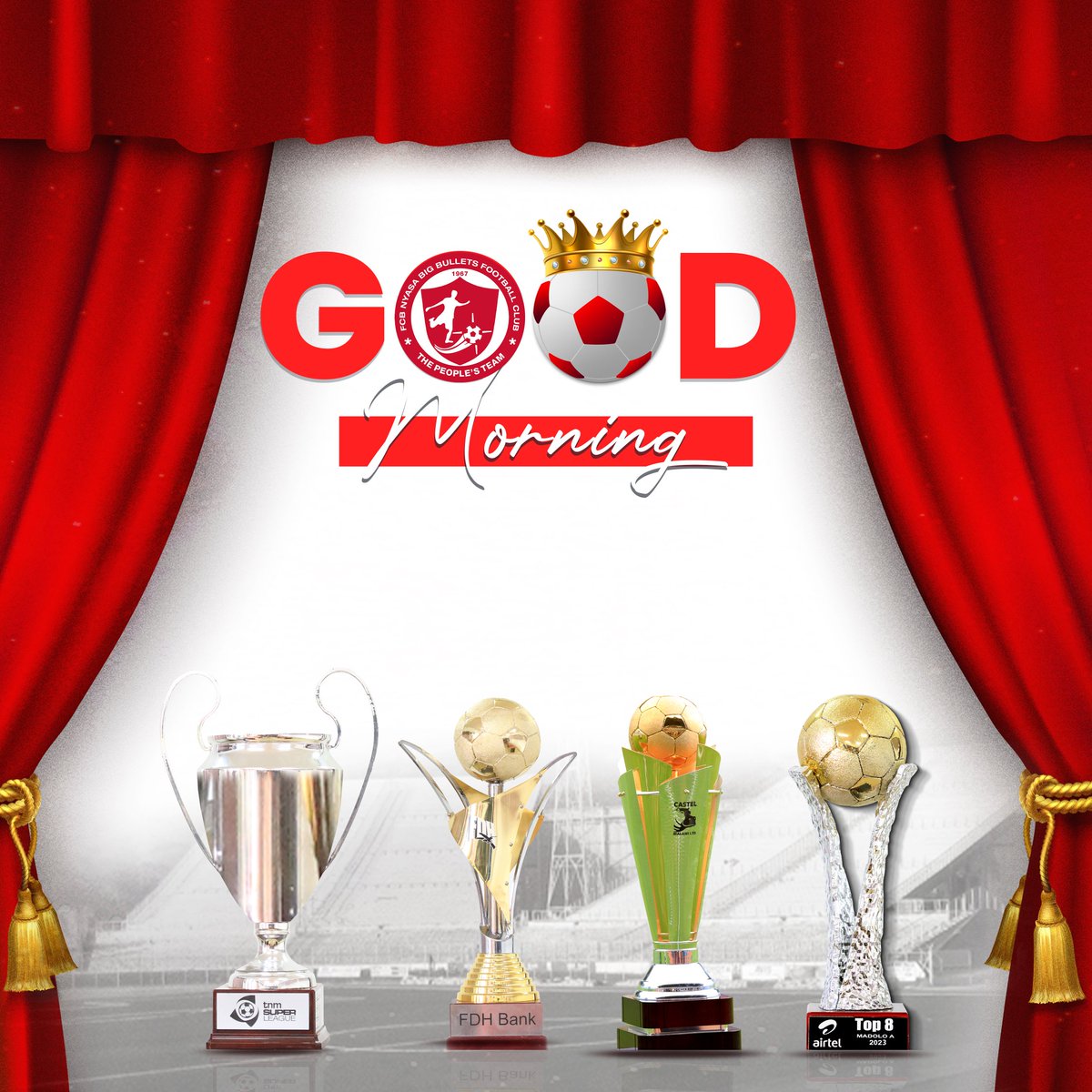 nyasabigbullets's tweet photo. Good morning quadruple winners! 🤩🥳

#FCBNyasaBigBullets #YesMaule #ThePeoplesTeam https://t.co/DLT2yGmBmR