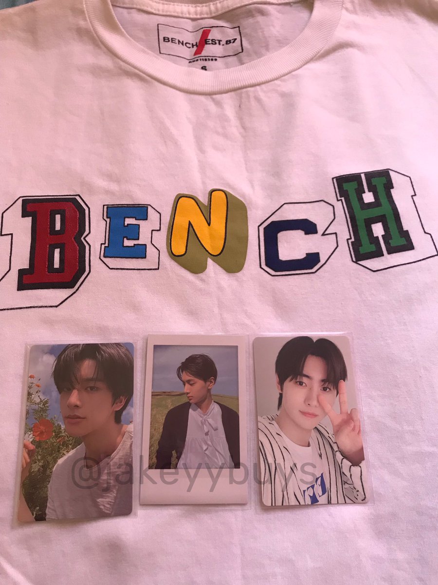 jakeyybuys's tweet photo. RUSH! WTS/LFB Ph

Enhypen X Bench Sunoo Shirt Set Onhand!
- ₱ 500
- size: small
- mop: gcash
- mod: sco
- free nalang official pc ni hoon and jay
- nabili ko yung shirt sa official store ng bench 600 orig price 

Comment Mine / Dm to claim ! https://t.co/vHnjr5pg3j