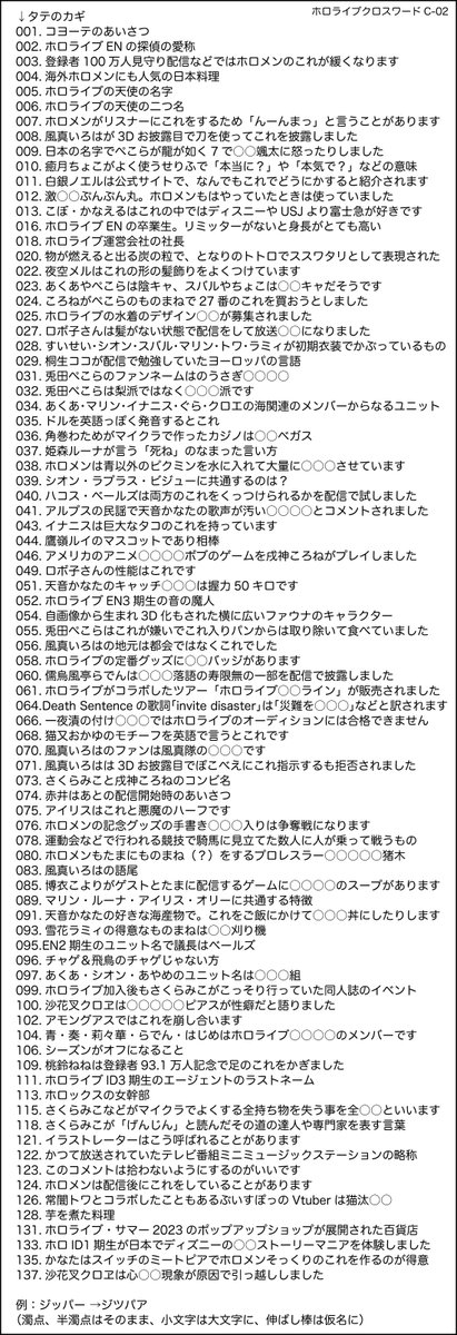 natsujp's tweet photo. ホロライブのクロスワード良ければどうぞ
▼ウェブからもできます▼
https://t.co/eYIJWGH0Lm
#ホロライブ #クロスワード https://t.co/Te6AMAndAB