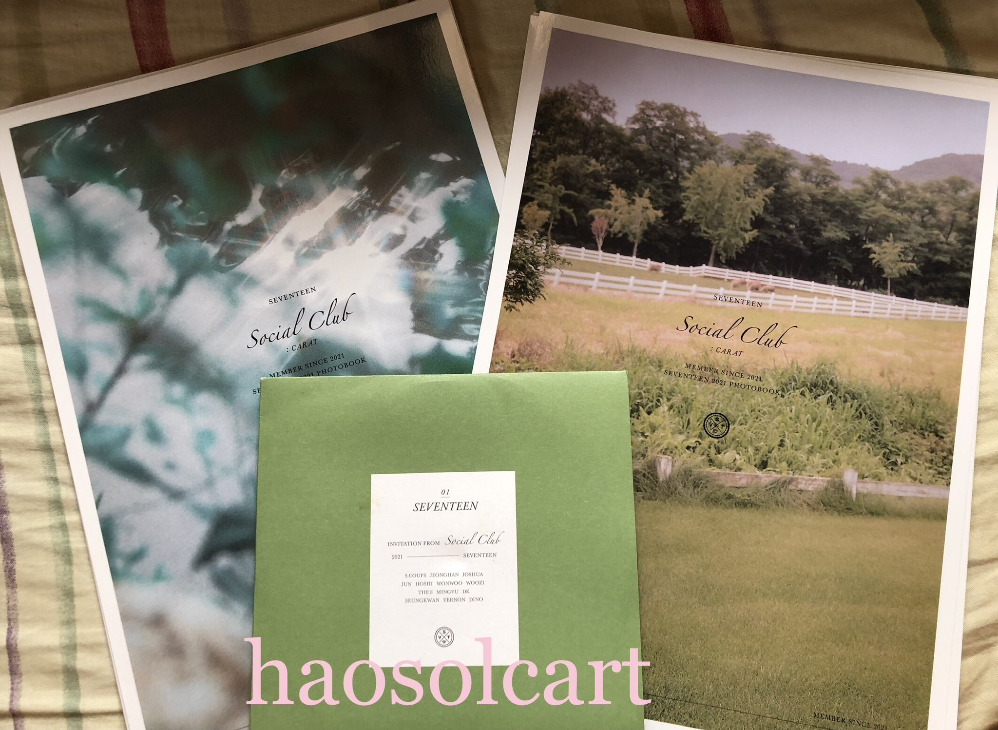SEVENTEEN　social club2021 新品 SEVENTEEN PHOTOBOOK 「SOCIAL CLUB : CARAT」【グッズ】【+DVD