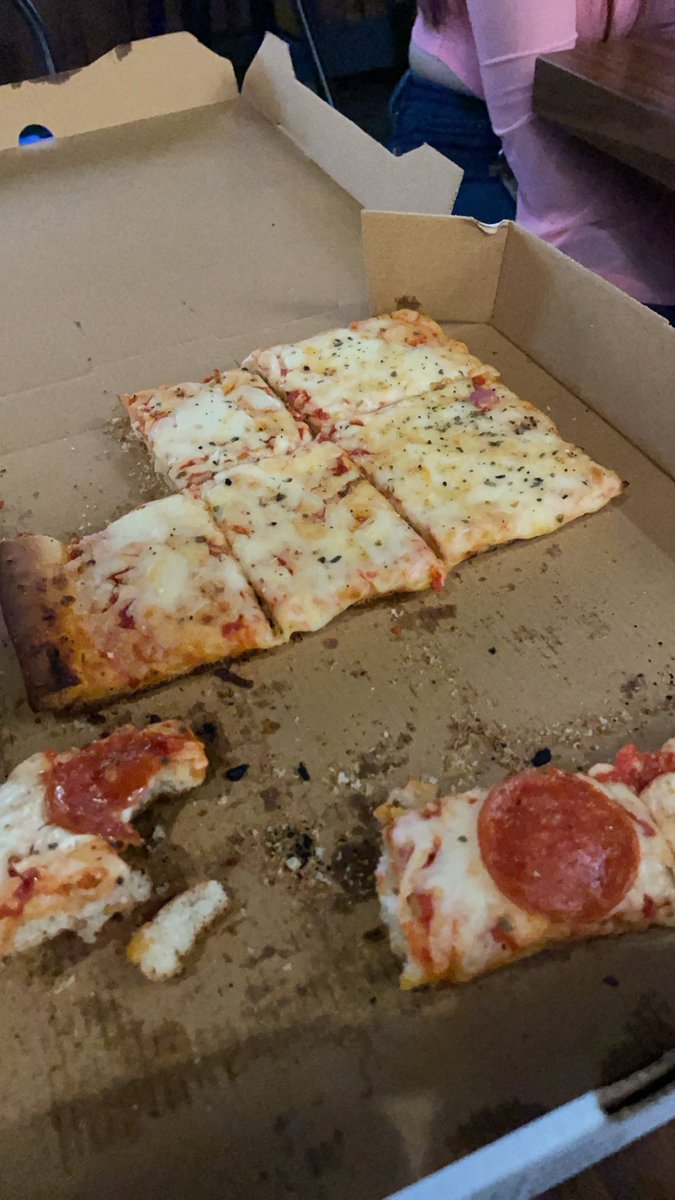 The pizza was bad.