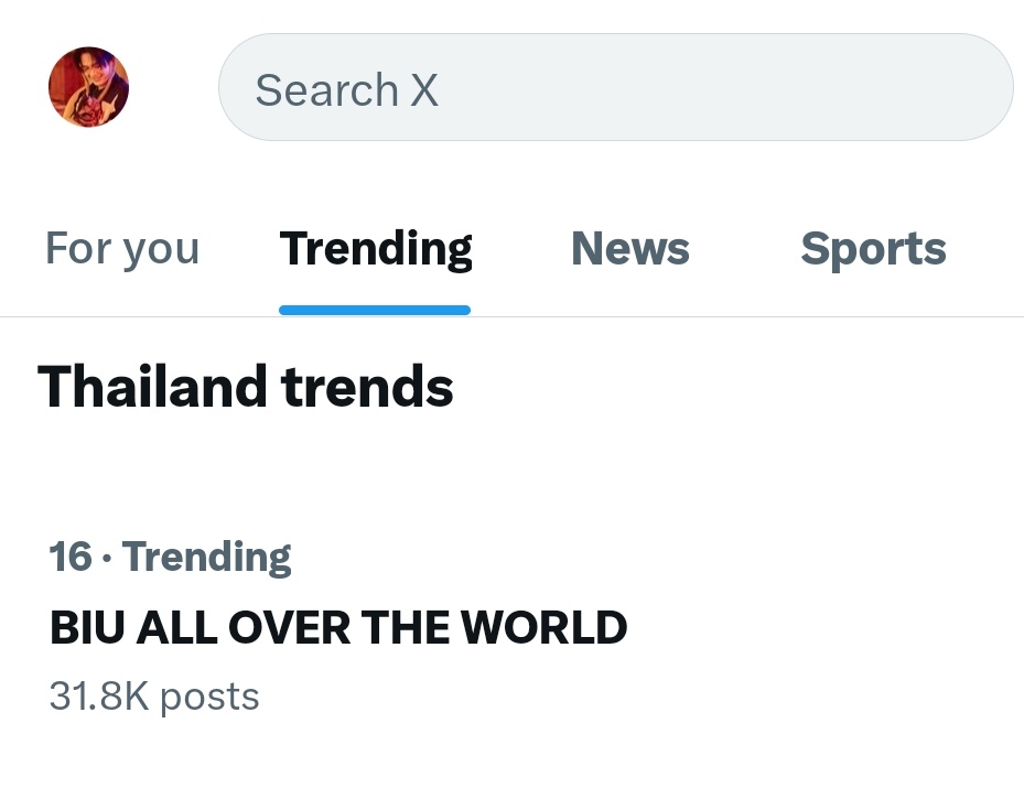 zeenu_urluve's tweet photo. Trending at No. 16 in Thailand even after more than 18 hours!! 🔥🥹
This shows how much we want biu in our countries.
BUILD JAKAPAN WORLD TOUR 🌍🔥😍
BIU ALL OVER THE WORLD
#BiuNextStop
@JakeB4rever https://t.co/yt09NX7P5i
