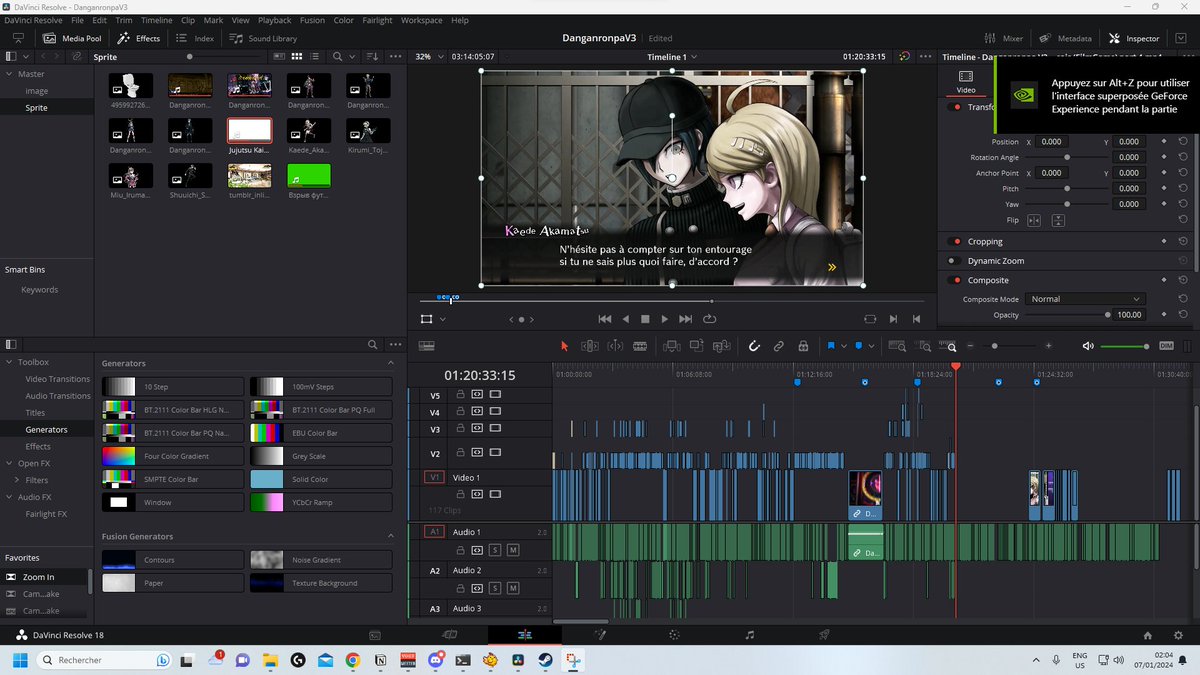 Je pense avoir fait 50% de mon montage let's gooo !! En vrai dans 3j si je garde mon rythme de montage j'aurais peut etre fini la video en mode storytelling comme ego ou the great review 🤣