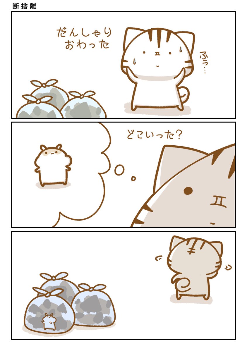 断捨離中♡ページ2点 断捨離 | 猫丸まる │ クスッとなるイラスト さんのマンガ | ツイコミ(仮)