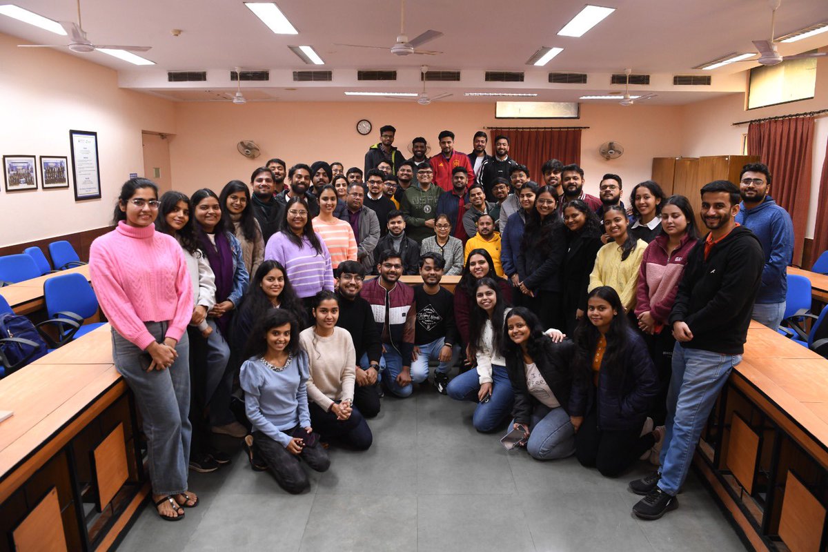 RetailiaBimtech's tweet photo. Dr. Prabina Rajib, our new Director at Birla Institute of Management Technology, inspired Retail Management students with her career journey. She praised the Retail Program team's initiatives, especially on-the-job training. Excited to pioneer and grow under her guidance. https://t.co/qNGNPdMHGX