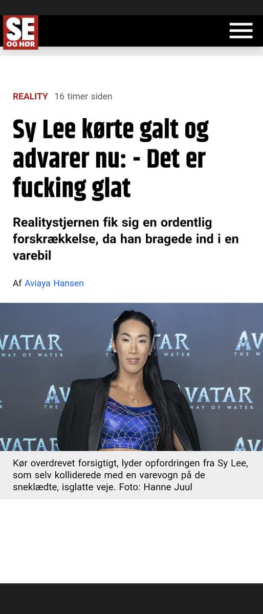 Flot Sy 🤯

Hvis nu nogen var i tvivl..... 🫣🤣