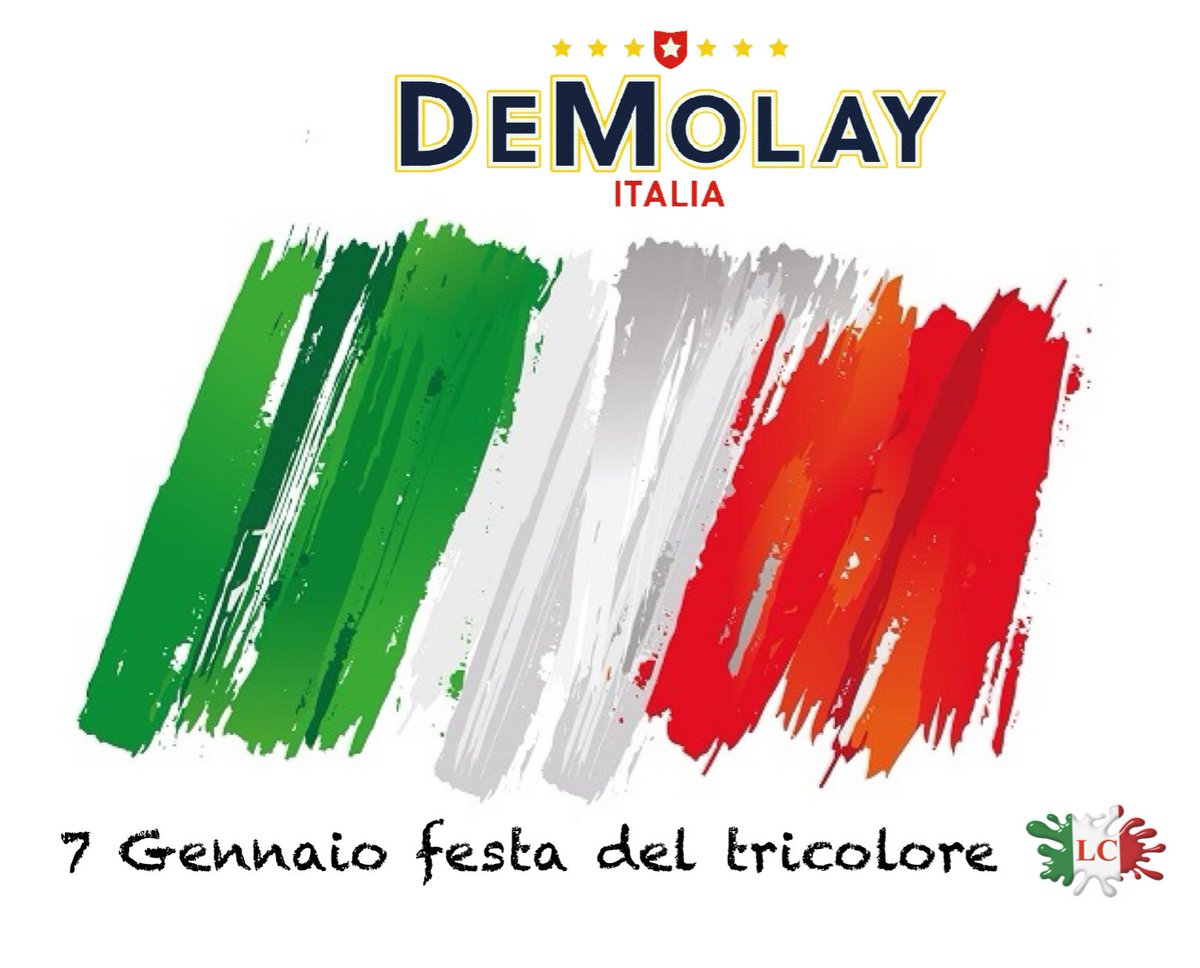 demolay_italia's tweet photo. 7 Gennaio festa del Tricolore https://t.co/qTJNv5nKvH