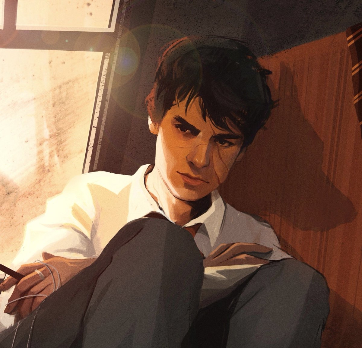 PshenishkaLia's tweet photo. Remus Lupin. Moony. Memories of a cursed day
#maradersera #remuslupin #art #moony #harrypotter #maraders https://t.co/whIVLNzIy3