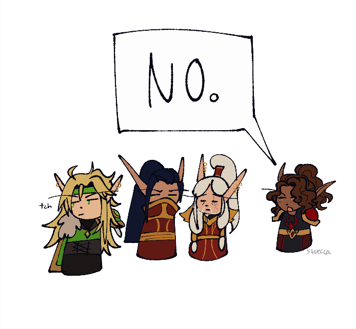 Sylrela's tweet photo. day 34
this is your ranger general ?? 😭😭
#worldofwarcraft #lorthemar #halduron #rommath #liadrin https://t.co/58DJE6FE5y
