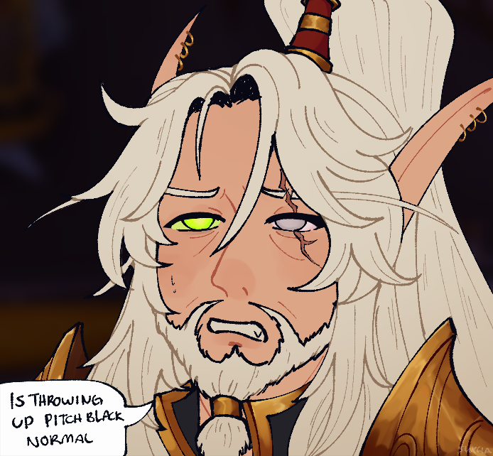 Sylrela's tweet photo. day 34
this is your ranger general ?? 😭😭
#worldofwarcraft #lorthemar #halduron #rommath #liadrin https://t.co/58DJE6FE5y