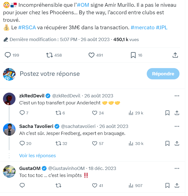 ch22_r's tweet photo. Transfert Murillo été 2023

Transfert Onana hiver 2024 

Rira bien qui rira le dernier ???? 

#MercatOM #TeamOM #TeamExperts https://t.co/bWOPQ6IYqD