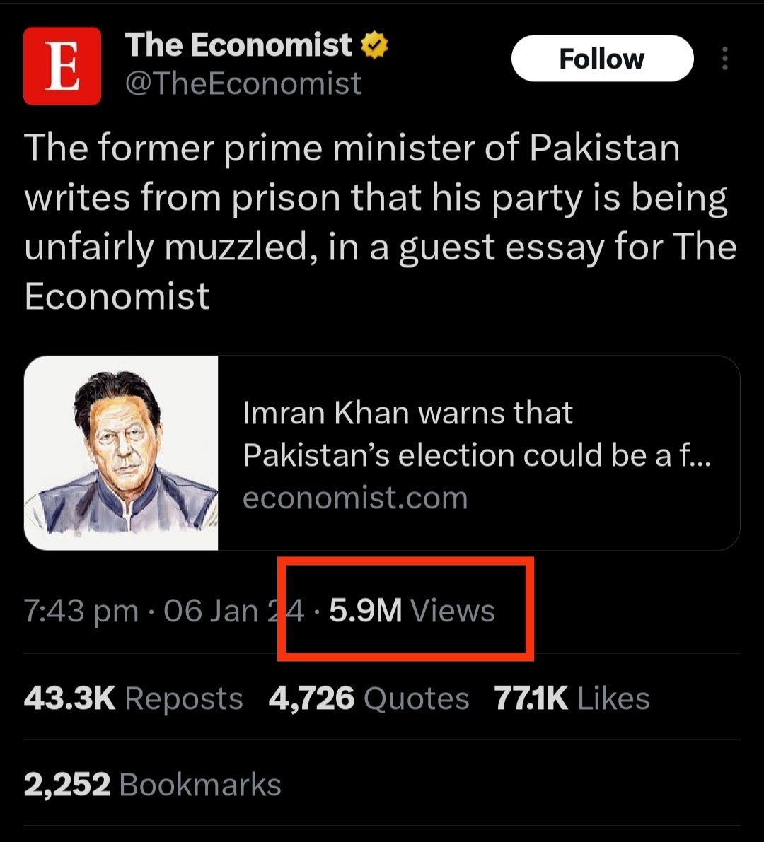 Naya__Pakistan_'s tweet photo. عمران خان کا جیل سے ارٹیکل 50 لاکھ سے اوپر چلا گیا https://t.co/kiRUrEV13i