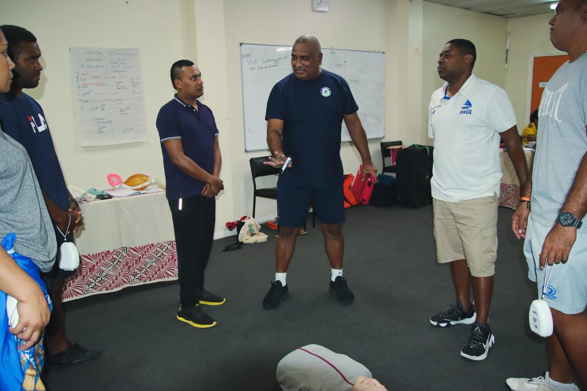 Fiji Rugby organized a Level 2 – World Rugby – Immediate Care in Rugby Workshop which ended today. The workshop was aimed at accrediting medical professionals, including doctors, nurses, and physiotherapists, in providing immediate and effective care during rugby competitions.