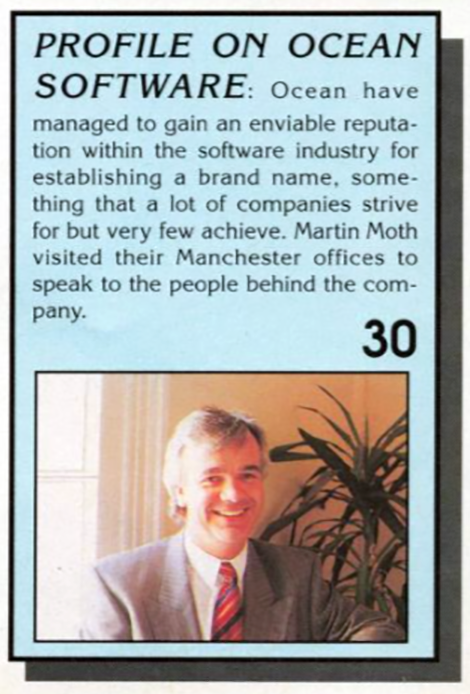 MarkRJones1970's tweet photo. Here we have part 1 of an article on #OceanSoftware I've never seen before from the Jan 1989 issue of #STAction magazine. We have Kieran Hawken (!) to thank for this as I saw him flicking through this mag in 1 of his videos!! We only got a glimpse so I hunted it down and found it https://t.co/oJEyQxu91k